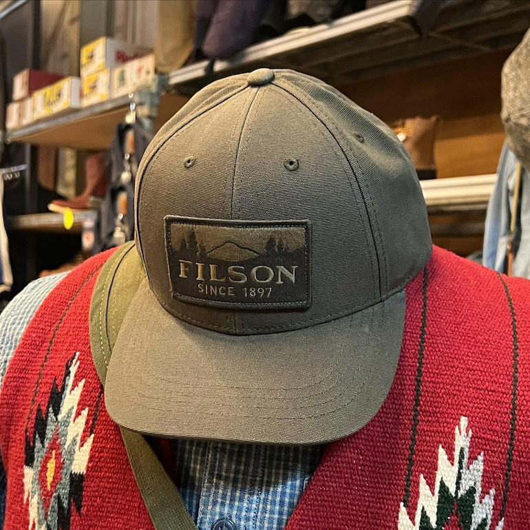 本格アウトドアブランド、フィルソン(Filson)のアウトドアCAPです。