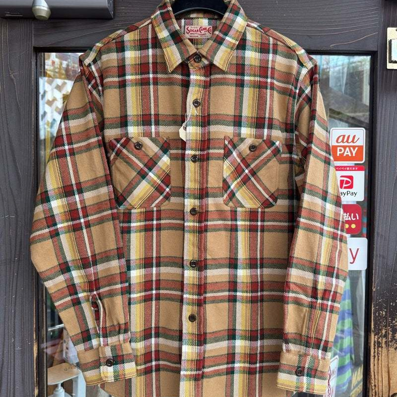 人気アメカジブランド、東洋シュガーケーンのネルシャツです。