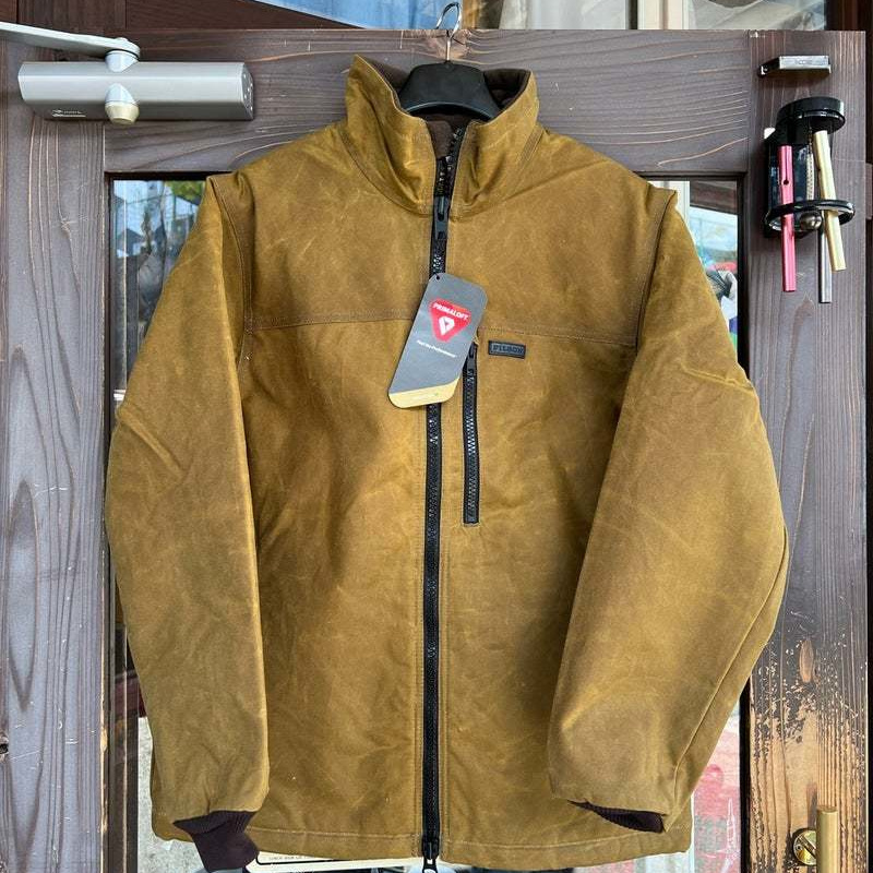 本格アウトドアブランド、フィルソン(Filson)のオイルドJKTです。