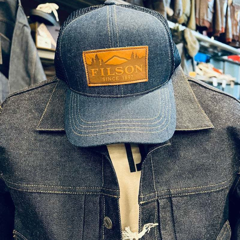 本格アウトドアブランド、フィルソン(Filson)のデニムキャップです。